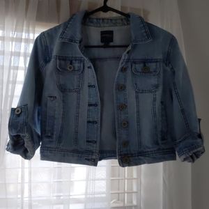 Cropped Denim Jacket